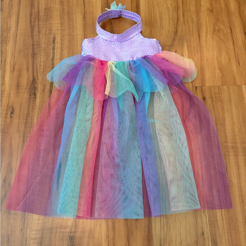 Build-A-Bear Rainbow Tulle Dress